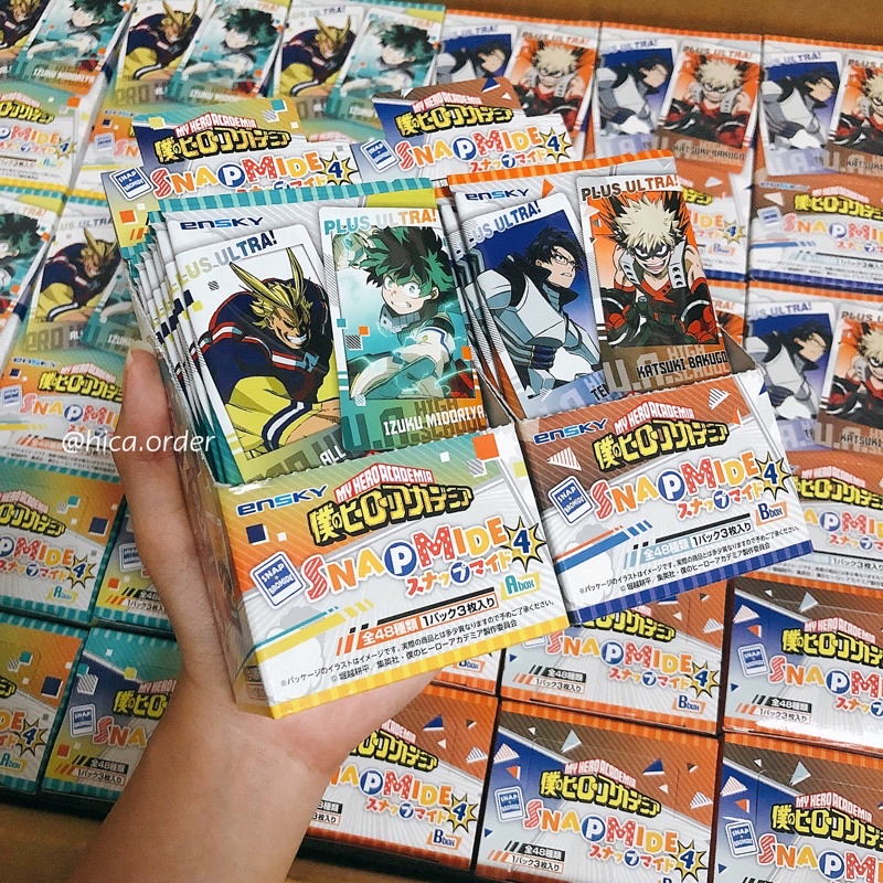 Gói card ảnh Snapmide Học Viện Anh Hùng My Hero Academia Boku no Hero ...