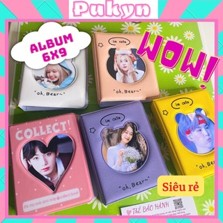 Album ảnh mini 6x9 polaroid in ảnh theo yêu cầu 36 tấm kiểu dáng hàn quốc dễ thương AB01 PUKYN