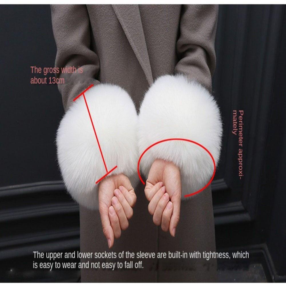 GETVOW Cuff Oversleeves Nữ, Thiết Kế Sang Trọng, Chất Liệu Mềm Mại, Phụ Kiện Thời Trang Mùa Đông