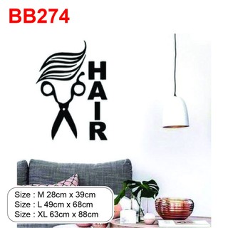 Decal dán trang trí tiệm Barber, Spa, thu hút khách hàng, tạo điểm nhấn, tăng doanh thu P17