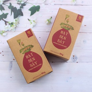 Hạt Sen Sấy Hải Long 90G, hộp giấy làm quà tặng, giỏ quà biếu tặng, Qùa Tết chất lượng