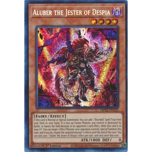 Lá Thẻ Bài Aluber The Jester Of Despia - RA02-EN016 - Platinum Secret Rare 1st Edition