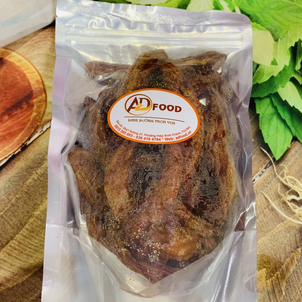chuối sấy dẻo nguyên trái khối lượng 1kg