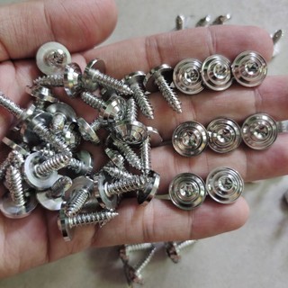DIAMOND SALAYA - COMBO 50con ỐC ÁO 5li XOẮN SALAYA - THÁI GẮN MỌI VỊ TRÍ XE - INOX304