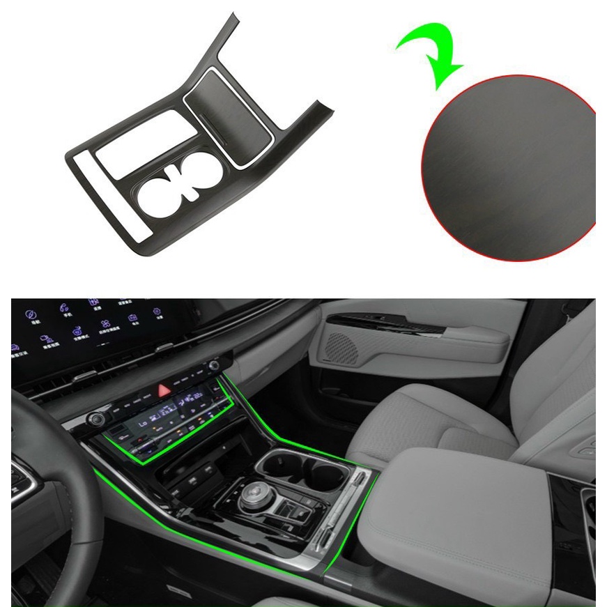 Ốp nội thất xe Kia Carnival 2022-2024, Chất liệu nhựa Carbon ABS và nhựa Vân Đá cao cấp. Bảo vệ nội thất xe