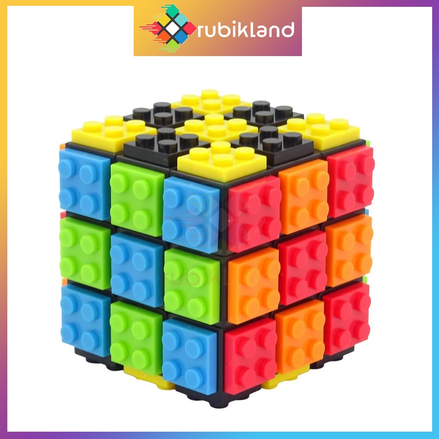 Rubik FanXin Block 3x3 DIY Rubic Biến Thể 3 Tầng Lego Lắp Ráp Đồ Chơi ...