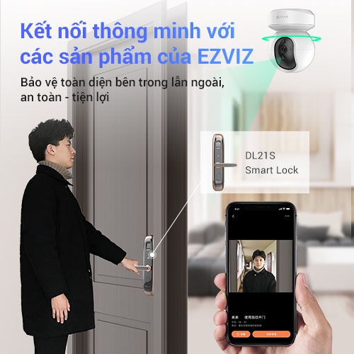 Ảnh Camera Wifi Trong Nhà Xoay (360) EZVIZ H6C PRO 5M FULL HD [Có cổng Lan] 2