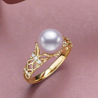 ⭐Hàng Mới Về Mới Nhẫn Mạ Bạc 925 Đính Hạt Ngọc Trai Thời Trang Cho Nữ