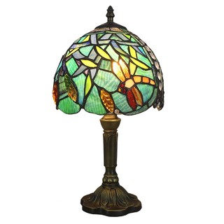 Vintage Phòng Ngủ Bàn Đọc Sách Con Công Chuồn Nho Thiết Kế Bóng Kính Nhà Sang Trọng Trang Trí Phòng 14 ” Cao Cắm Vào