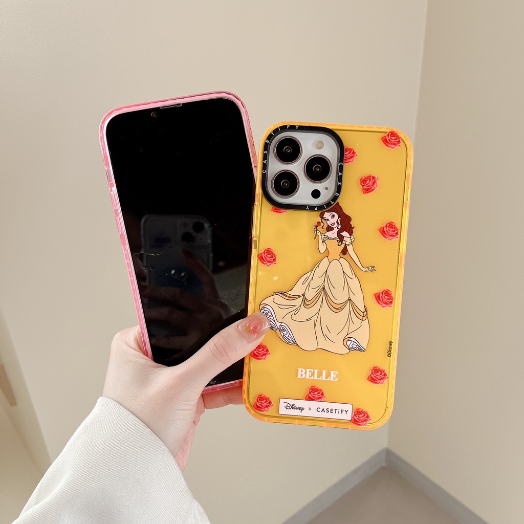 Ốp điện thoại mềm màu kẹo công chúa Cinderella Mulan Jasmine Belle Ariel Tương thích cho iPhone 17 Pro Max Air Plus 16 / 15 / 14 / 13 / 12 / 11 / XR / X / XS / SE / 8 / 7 / 6