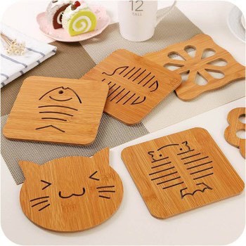 Đế Gỗ Lót Xoong Nồi , Chén Bát, Lót Ly Cốc Cách Nhiệt Tiện Lợi khi sử dụng