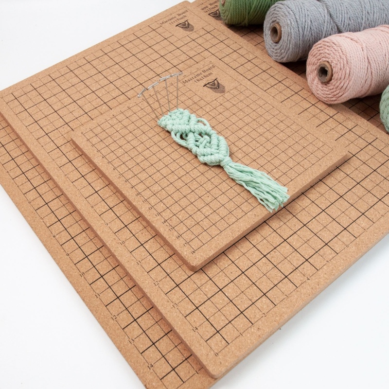 Cc Macrame Board Lưới Cork Board 8 '', 12 '', 16 '' cho Dự án Vòng tay Thủ công DIY