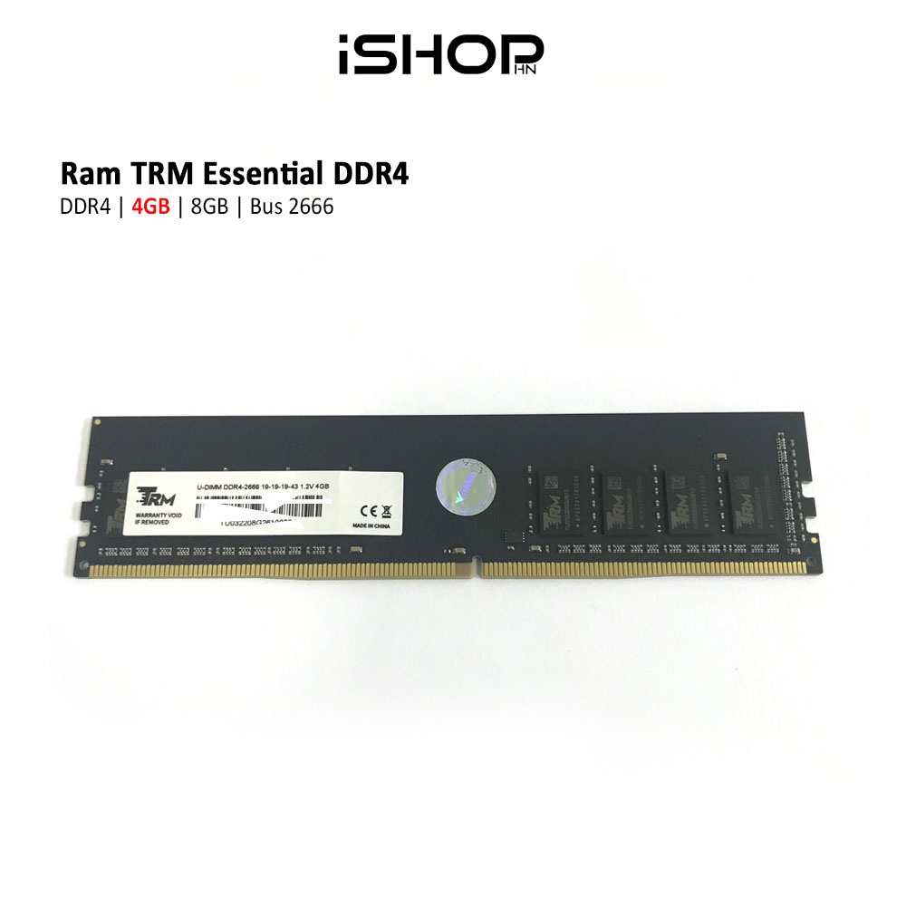 Ram TRM Essential DDR4 4GB/8GB bus 2666 dùng cho máy tính/PC để bàn ...