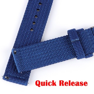 Dây Đeo Đồng Hồ Bằng Nylon Chất Lượng Cao 18mm 20mm 22mm 24mm