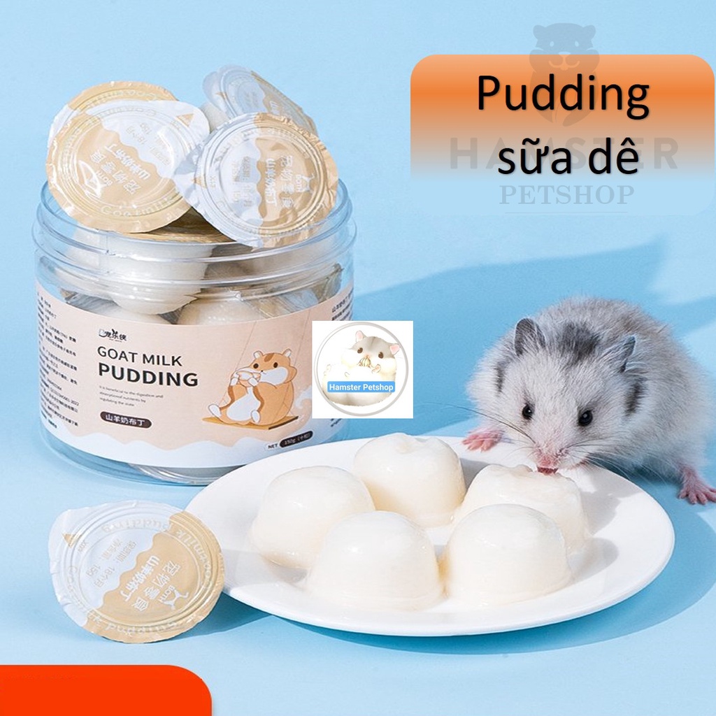 Pudding sữa dê cho hamster, chó, mèo, thỏ, bọ, sóc | Shopee Việt Nam
