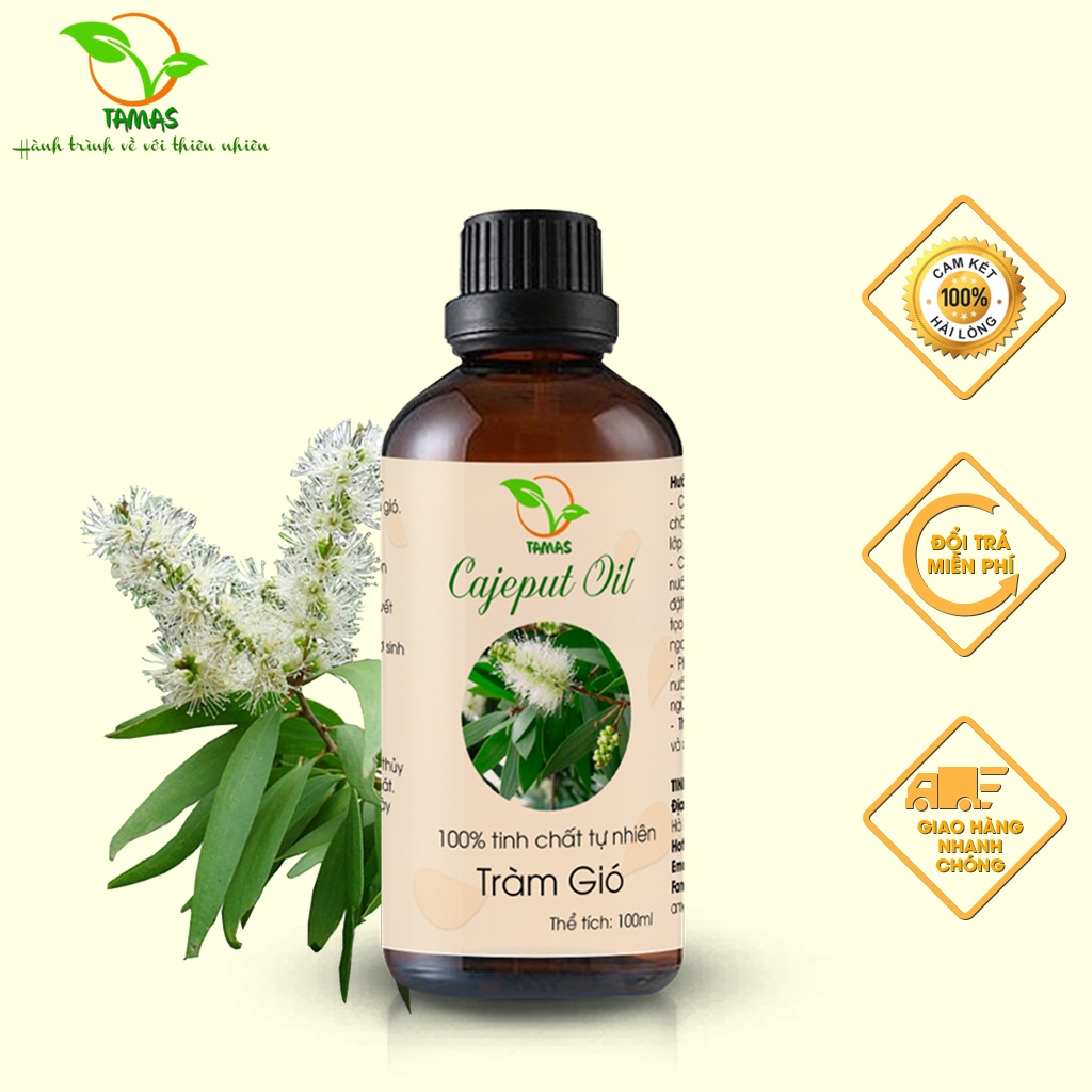 Ảnh Tinh dầu Tràm gió 100ml/50ml kháng khuẩn, giữ ấm 1