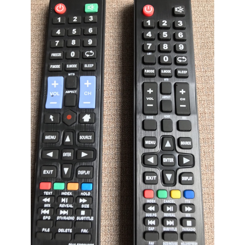Điều khiển tivi mobell, Remote tivi mobell được chọn mẫu 40S600A,43S600A,32T600A,32T610A