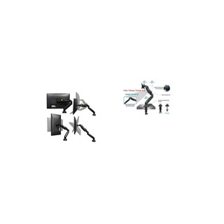 Tay Nâng màn hình máy tính F80 - Xoay 360 độ - Hàng nhập khẩu Bảo Hành 24 Tháng(Moritor Arm F80)