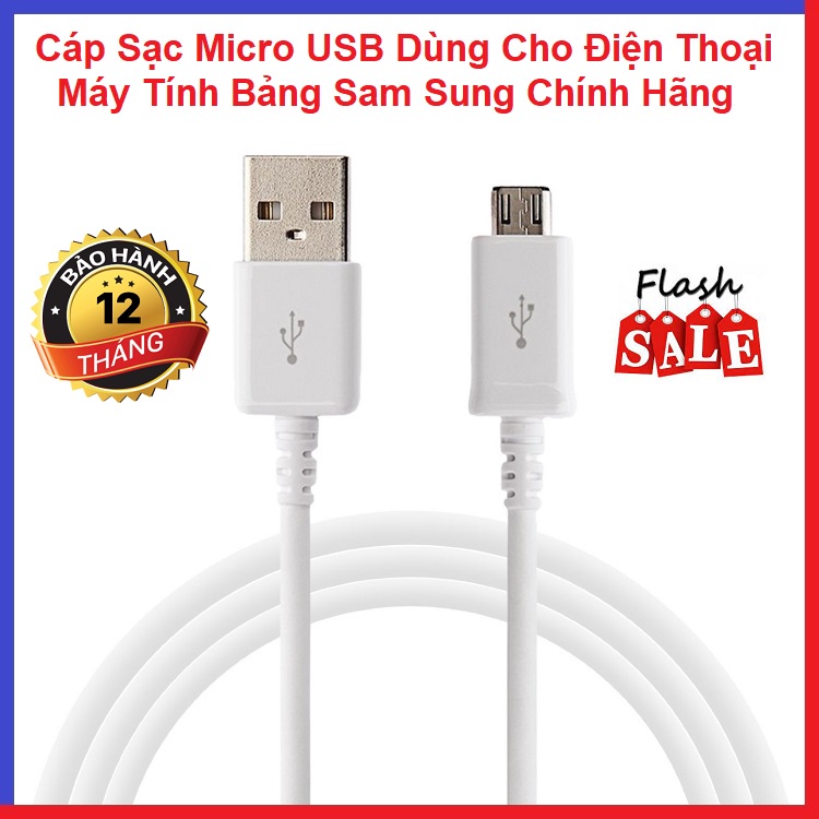 Dây Cáp Sạc Micro USB, Dùng Cho Điện Thoại Samsung - Xiaomi - Huawei ...