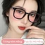 Mắt kính má hồng nữ giả cận thời trang Hottrend phong cách Hàn Quốc kính mát gọng cận mắt Ombre hồng 096
