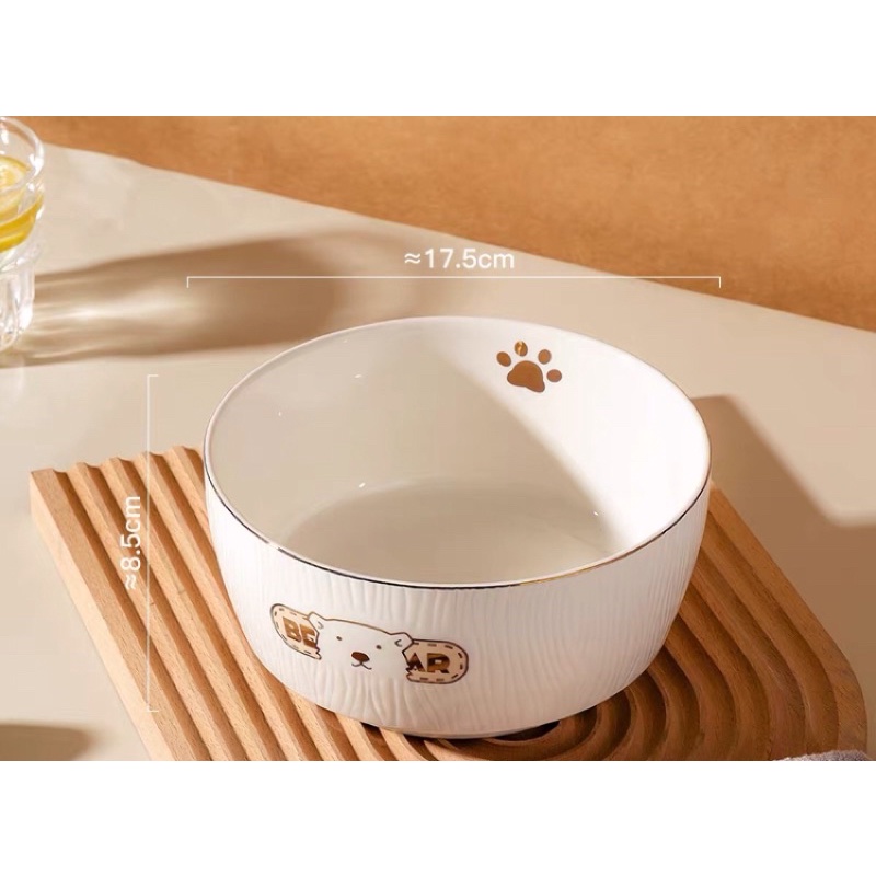 Set bát đĩa Gấu Bear/Thỏ xinh sang trọng