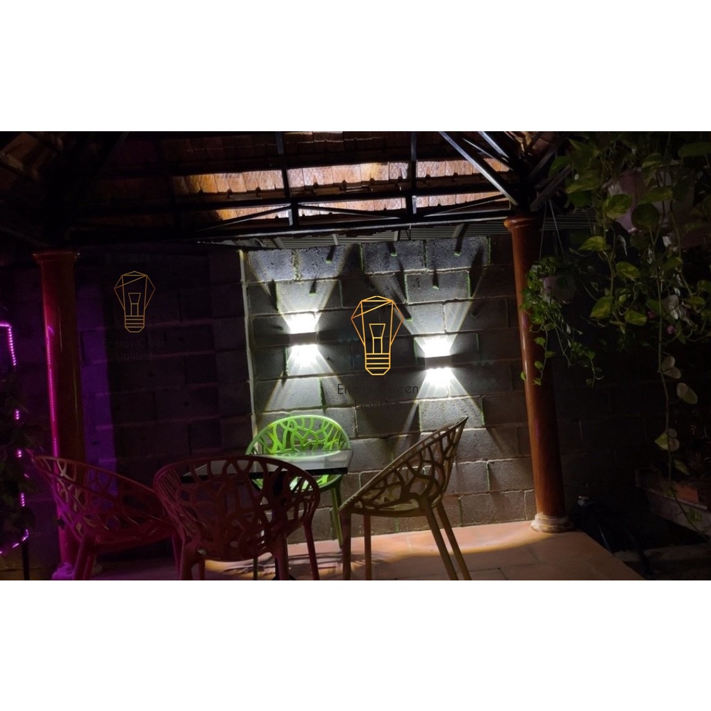 Ảnh Đèn Hắt Tường Chống Nước Energy Green Lighting 2 đầu TN188 -187 - Trang Trí Ngoài Trời - Góc Ban Công - BH 1 Năm 4