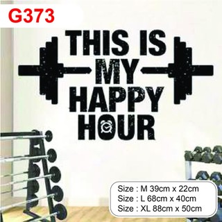 Decal dán trang trí phòng GYM - Tập Tạ, tăng động lực, sức tập cho khách hàng, tạo điểm nhấn cho phòng GYM P13