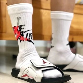 NBA Airman AJ logo Lớn Thường Ngày Thoáng Khí Thể Thao Elite Dày Khăn Đáy Chuyên Nghiệp Thiết Thực Chiến Đấu Bóng Rổ Tất Thể Thao