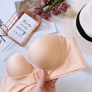 Áo Ngực Không Dây Mềm Mại Cài Khóa Trước Chống Trượt Gợi Cảm Cho Nữ 32-38AB