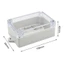 Hộp nối nhựa NOTE1 Hộp nối 40 * 68 * 100mm Hộp dự án điện màu trắng chống nước