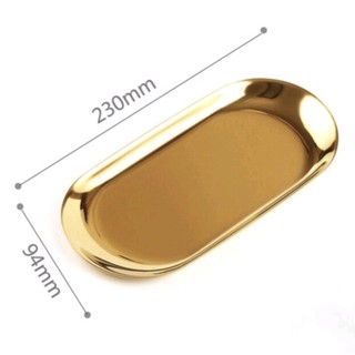 -Dụng Cụ Spa Inox Mạ Vàng, Khay Inox Mạ Vàng Sang Trọng, Khay hạt đậu, hũ inox