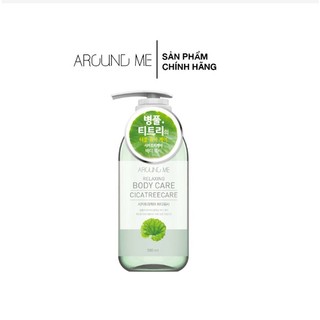 Sữa Tắm rau má Around Me Chăm Sóc Da Mụn Nhạy Cảm Welcos around me body care cicatreecare 500ml
