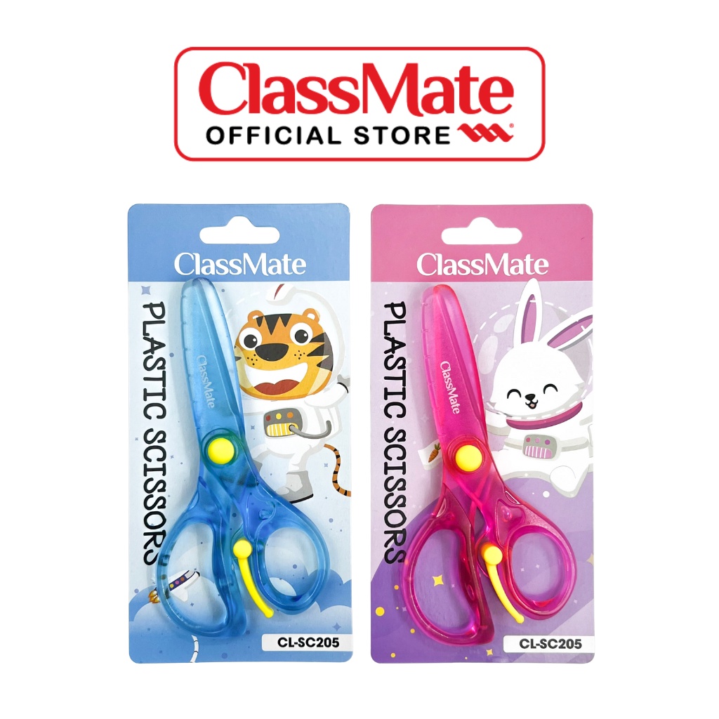 Kéo nhựa học sinh CLASSMATE dễ thương, dễ dàng cắt giấy CL-SC205