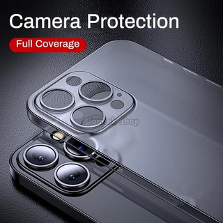 [Jlk] Ốp điện thoại PP mềm siêu mỏng 0,2mm cho iPhone 16 15 14 Pro Max Plus Bảo vệ ống kính máy ảnh Ốp điện thoại cứng mờ i16 16pro 16plus