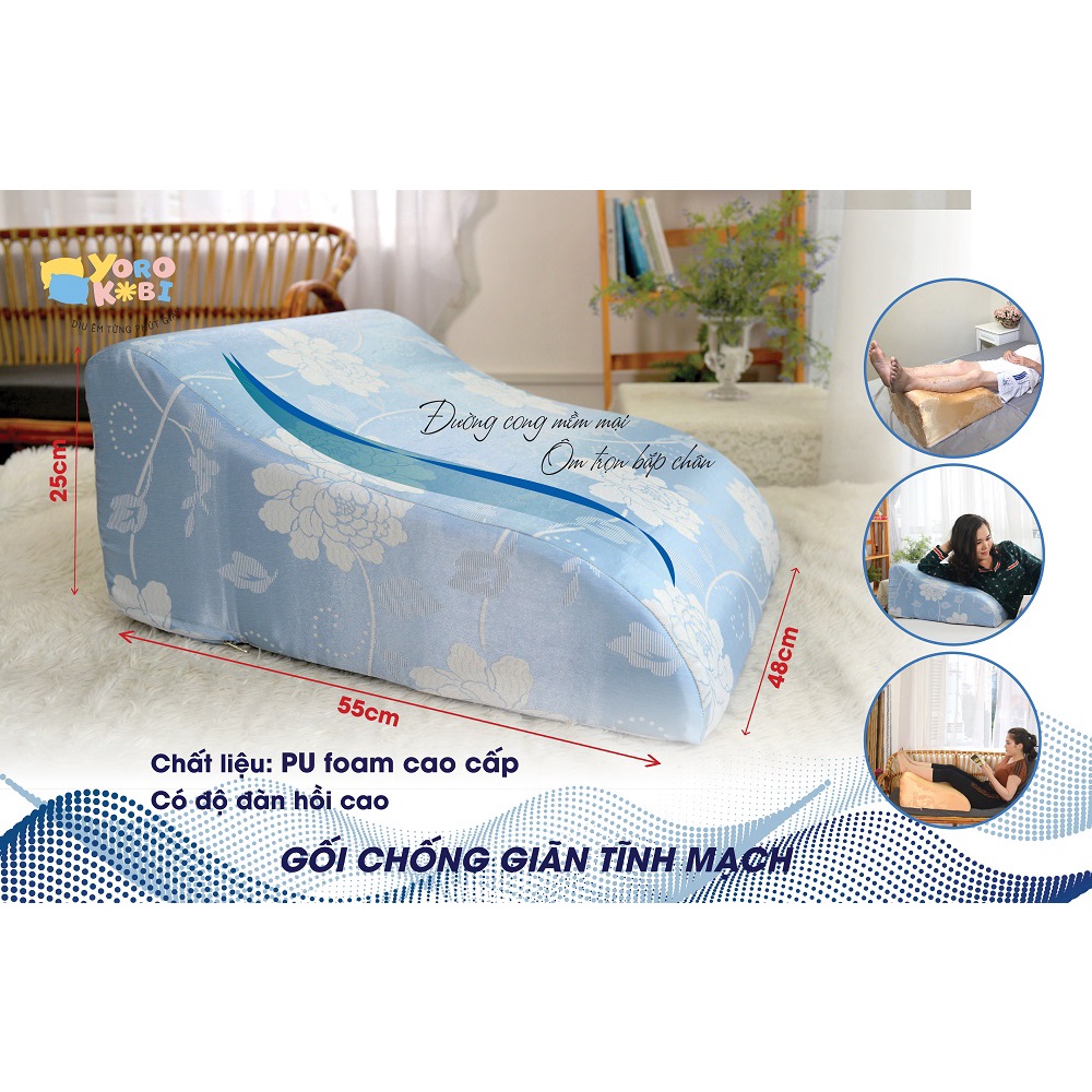Gối Kê Chân Cao 28cm - Hình ảnh thực tế