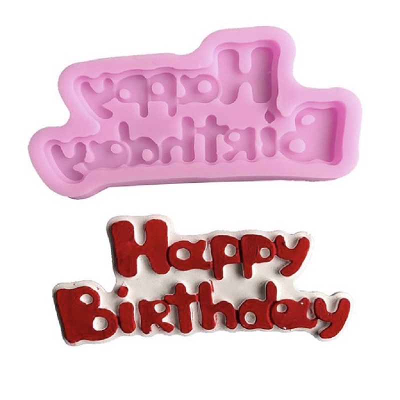 Khuôn chữ Happy Birthday