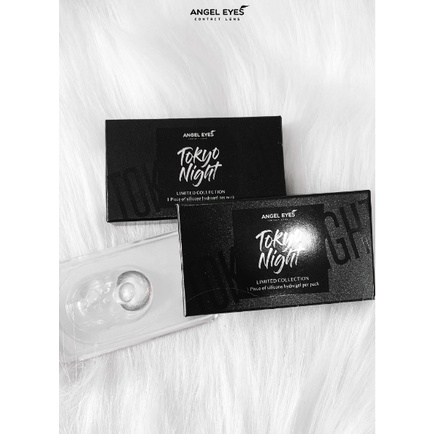 Lens đen có cận dành cho mắt nhạy cảm TOKYO NIGHT  Hàn Quốc ( Giảm giá 35k khách hàng mới )