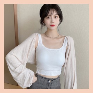 Áo Bra UNDERCOOL Cotton Dáng Lửng Hai Dây Hở Lưng Không Gọng AB16