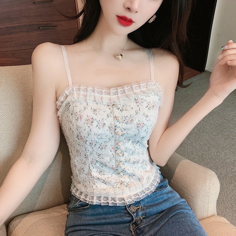 Áo bra nữ ren hoa màu đẹp không gọng sexy kiểu công chúa 118