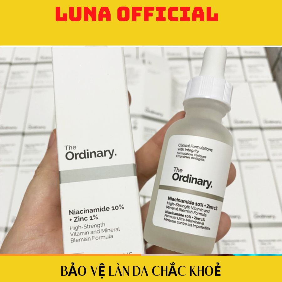 Tinh chất The Ordinary Niacinamide 10% + Zinc 1% giảm mụn