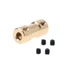 BTF 2-5mm Động Cơ Trục Đồng Khớp Nối Khớp Nối Đầu Nối Tay Adapter US