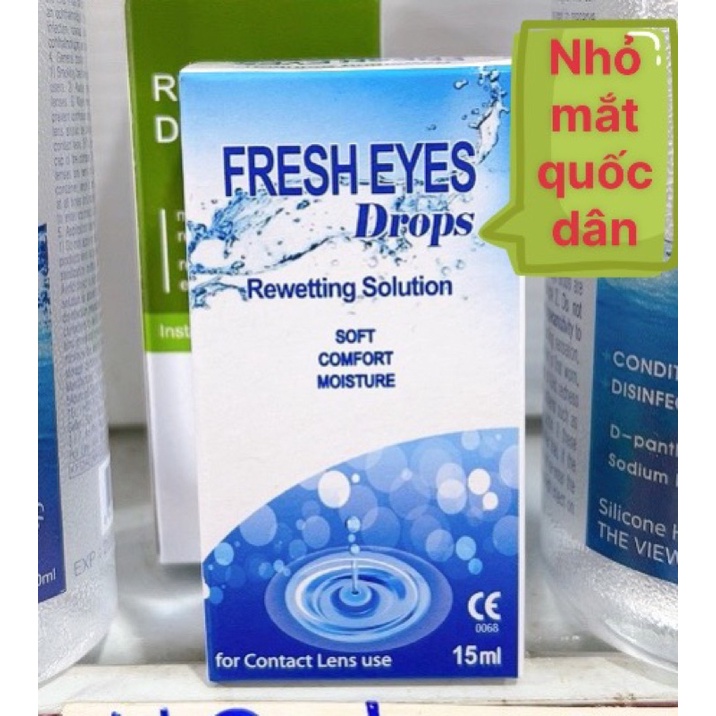 Nước ngâm lens Fresh Xanh 150ml Muneyes
