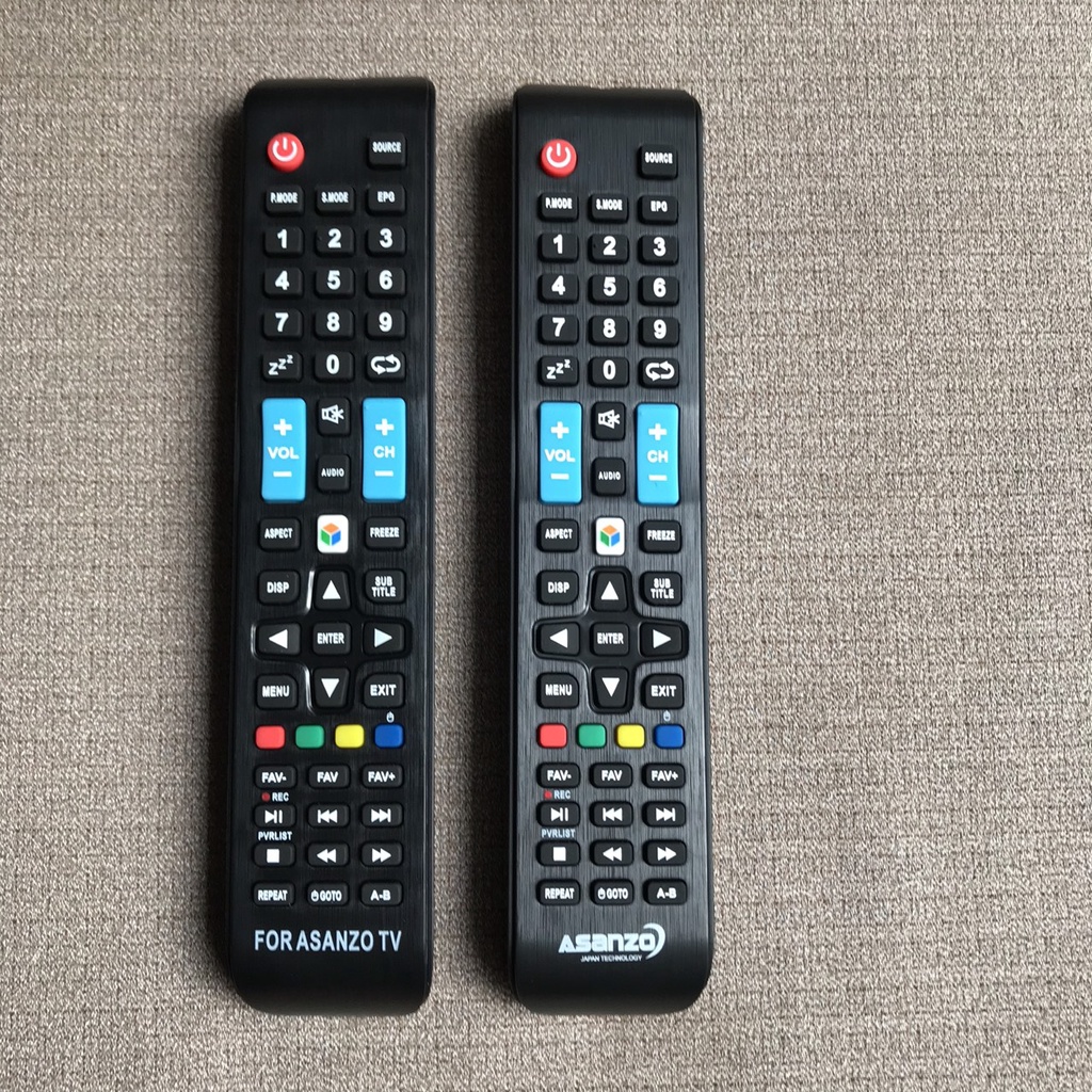 Điều khiển tivi asanzo các dòng TV smart, Remote asanzo smart được chọn mẫu