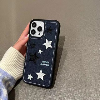 Ốp Điện Thoại Da Màu Xanh Dương Cho iPhone 11 11promax 12 12promax 13 13promax 14 14promax 14plus x xr xsmax
