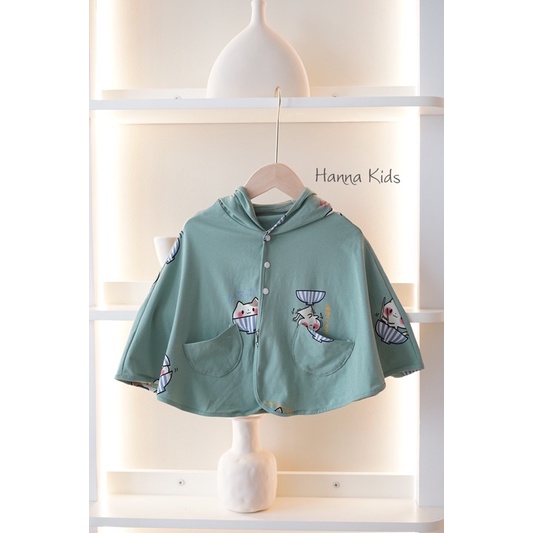 Áo Choàng Cotton Xịn Cho Bé Trai/ Bé Gái 0-4 Tuổi
