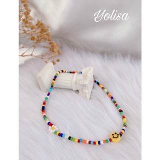 Vòng cổ nữ handmade hạt cườm nhiều màu Daisy