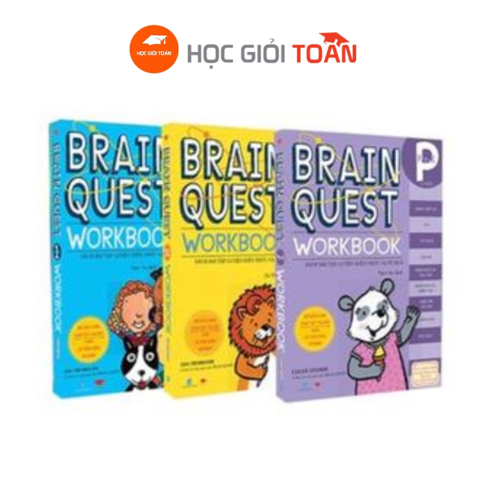 [Mã BMLTA35 giảm đến 35K đơn 99K] Sách: Brain quest workbook - Sách Bài Tập Song Ngữ cho trẻ từ 3-7 tuổi