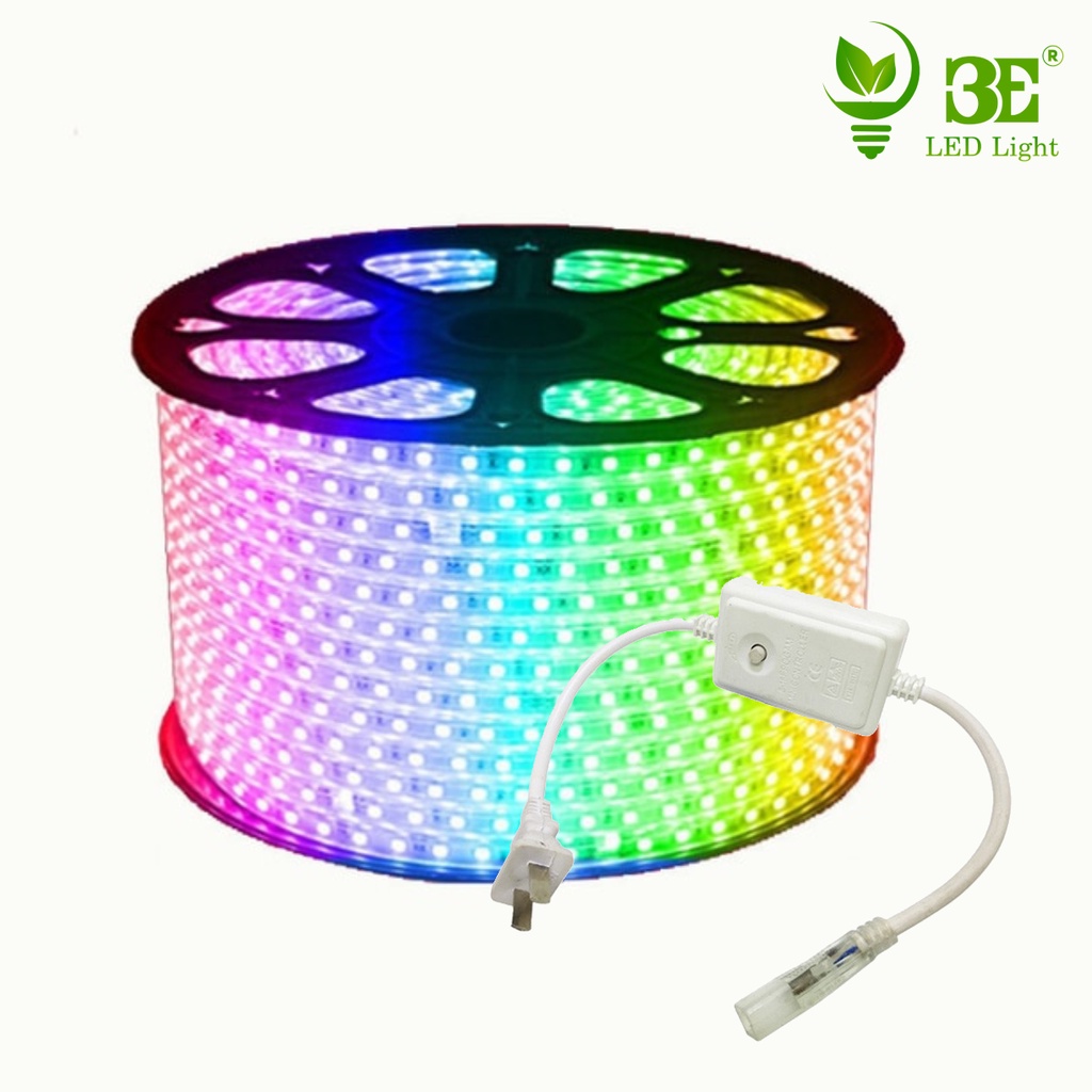 COMBO 1 MÉT LED DÂY RGB NHIỀU MÀU KÈM NGUỒN CHỚP ĐIỀU CHỈNH | Shopee ...
