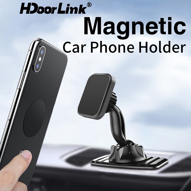 Giá đỡ điện thoại/ GPS HdoorLink từ tính xoay 360 độ thông dụng cho xe hơi