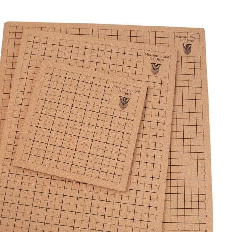 Cc Macrame Board Lưới Cork Board 8 '', 12 '', 16 '' cho Dự án Vòng tay Thủ công DIY